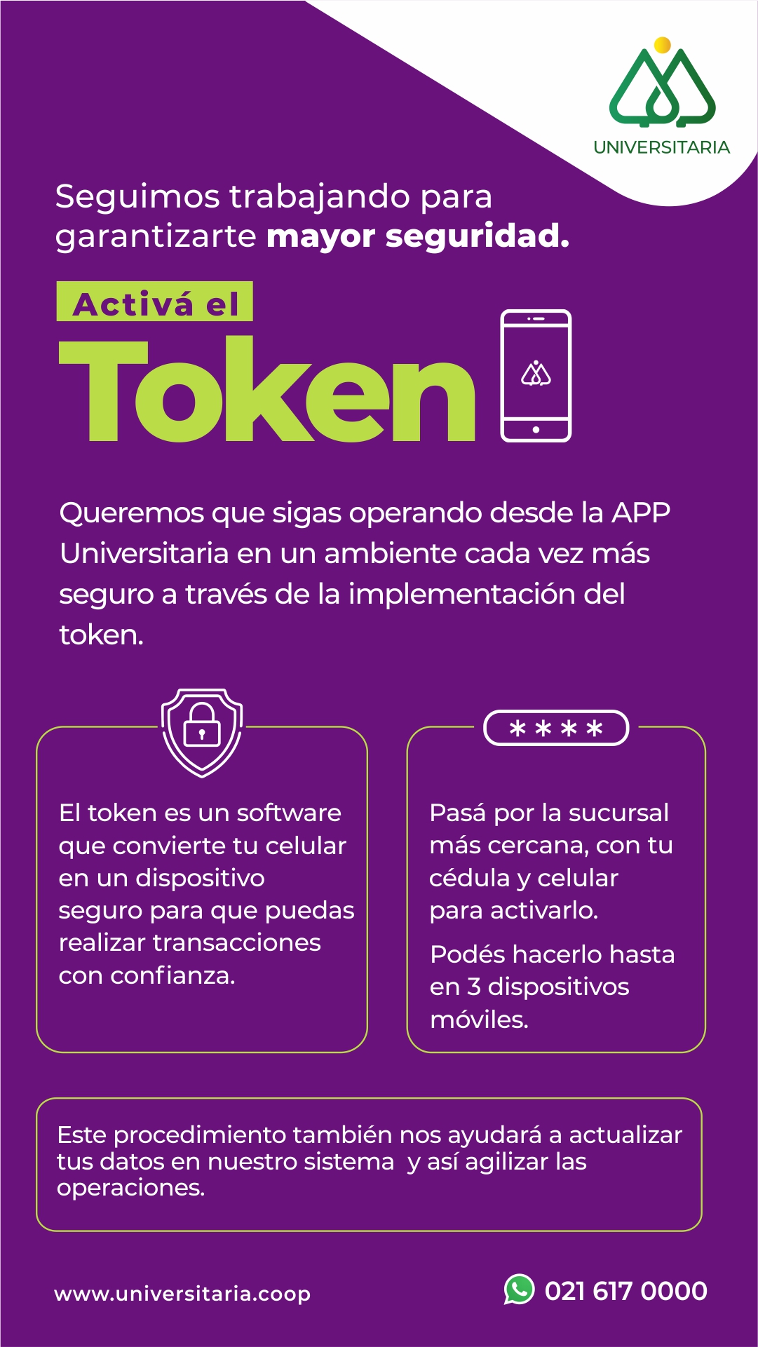 Activá el Token