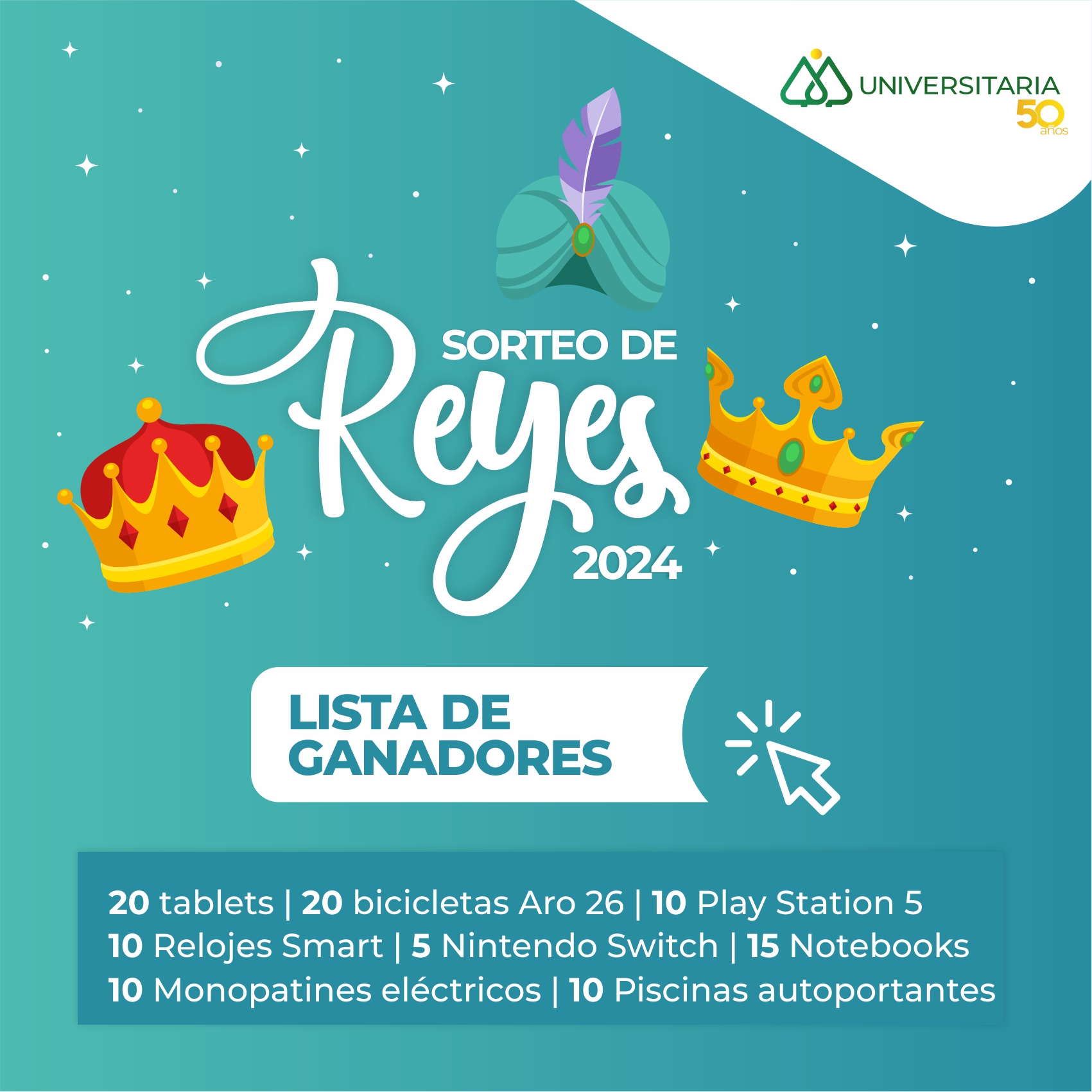 Lista de Ganadores - Sorteo Reyes 2024