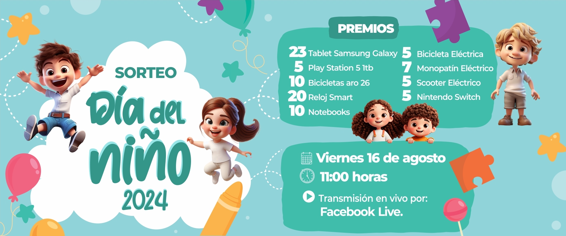 Sorteo Día del Niño 2024