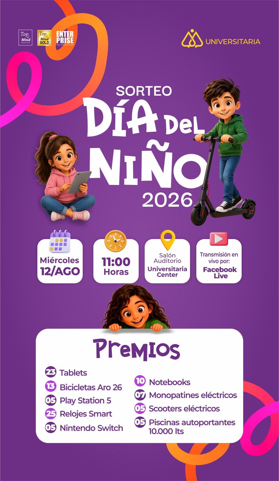 SORTEO DÍA DEL NIÑO 2026