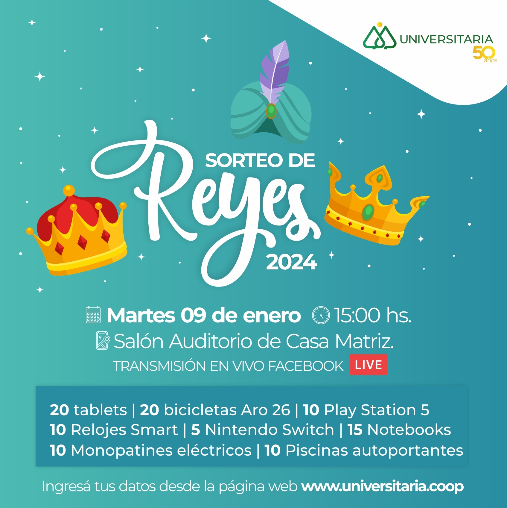 Sorteo Reyes 2024