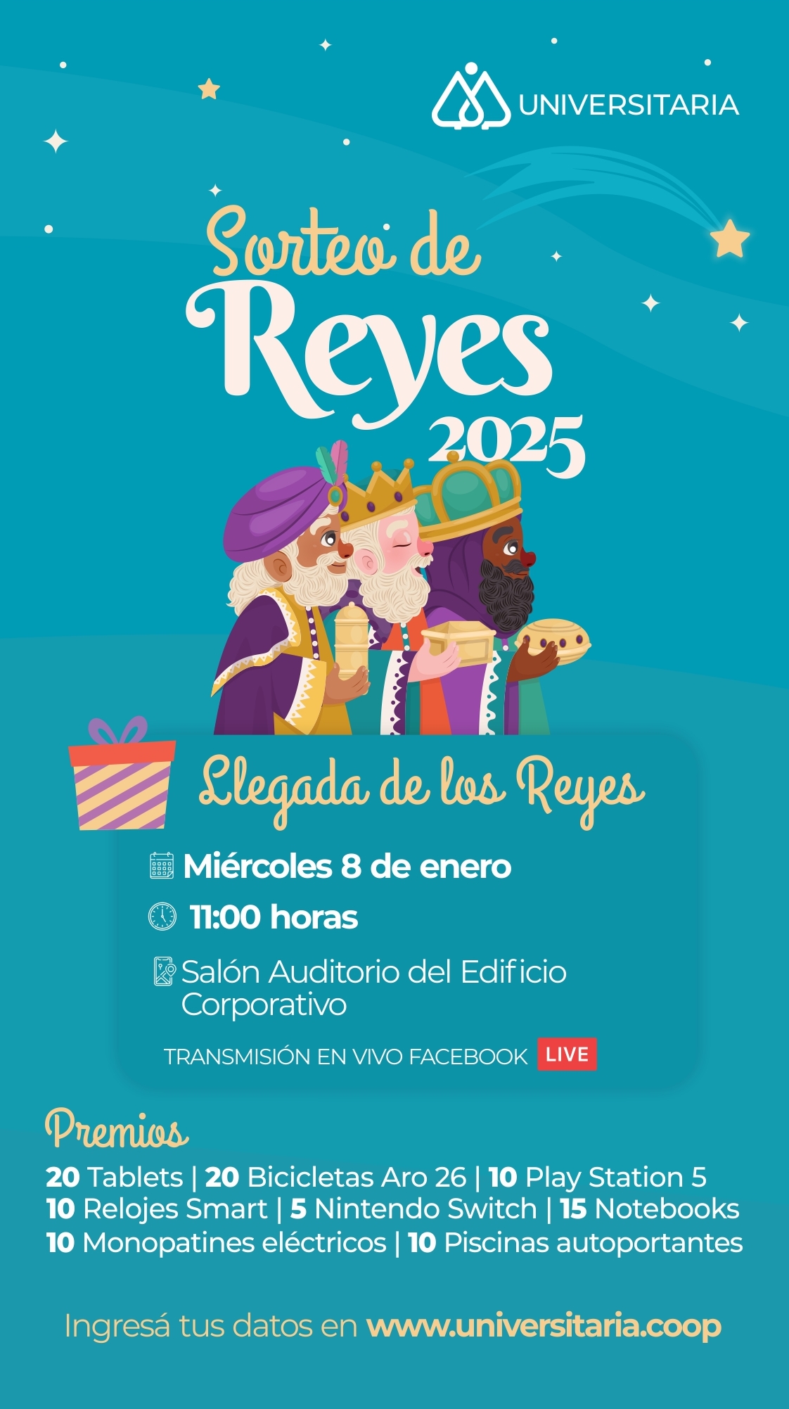 Sorteo Reyes 2025